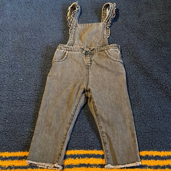 Zara Bottoms Zara Baby Girl Denim Overalls Poshmark
